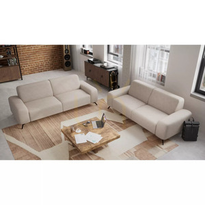 SOHO tresitssoffa – Beige City Sofa small 5