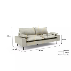 AVENTINE tvåsitssoffa – Cream City Sofa small 4