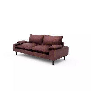 AVENTINE tvåsitssoffa – Burgundy City Sofa small 3