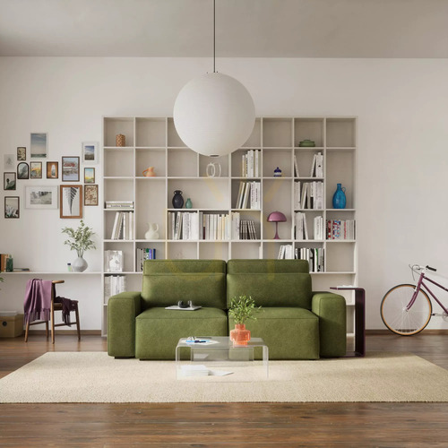 Kontrollera JORDAAN 3-sitsig bäddsoffa – färg: khaki från City Sofa