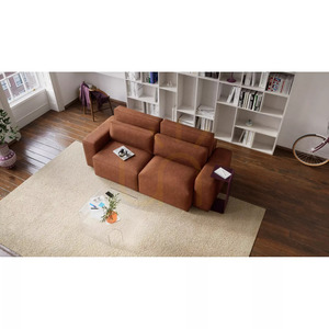 JORDAAN 3-sitsig bäddsoffa – tegelröd, City Sofa small 6
