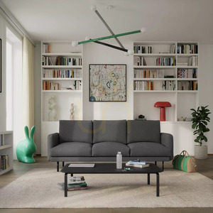 BRERA 4-sitssoffa – Mörkgrå City-soffa small 1