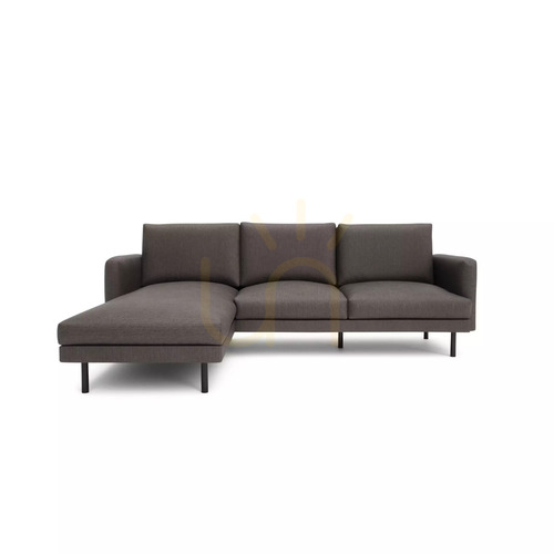 Kontrollera BRERA 4-sitsig hörnsoffa (vänstersidig) – färg: taupe från City Sofa