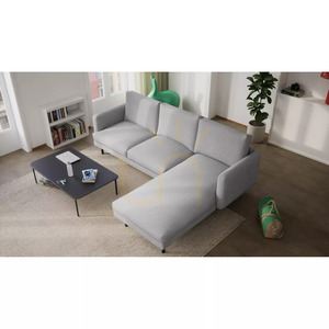 BRERA hörnsoffa med 4 sittplatser – Gray City Sofa small 5