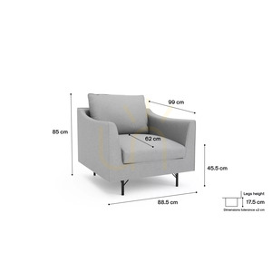 ALFAMA fåtölj – Gray City Sofa small 4