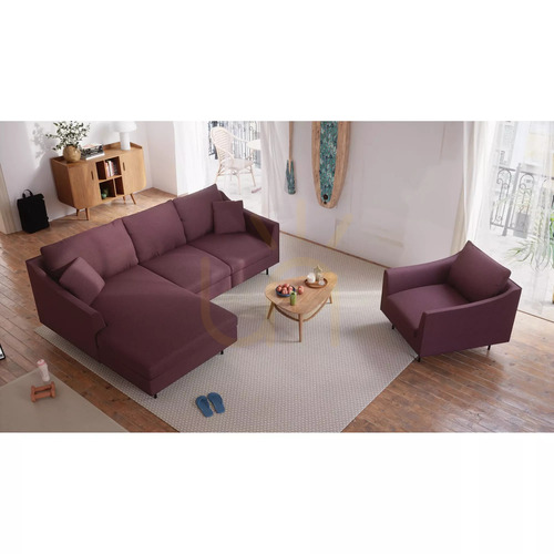Kontrollera ALFAMA fåtölj – Burgundy City-soffa