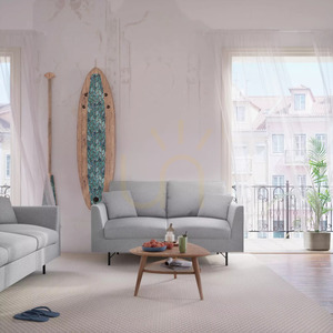 ALFAMA tvåsitssoffa – City Sofa grå small 1