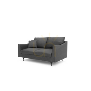 ALFAMA tvåsitssoffa – mörkgrå City-soffa small 3