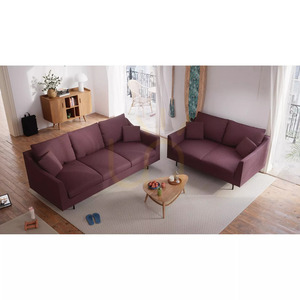 ALFAMA tresitssoffa – Burgundy City Sofa small 5