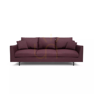 ALFAMA tresitssoffa – Burgundy City Sofa small 0