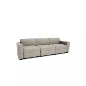 GRACIA modulär 3-sitssoffa – beige och grå City-soffa small 2