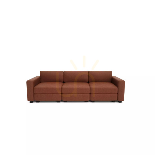 Kontrollera GRACIA modulär 3-sitssoffa – terrakottafärg från City Sofa