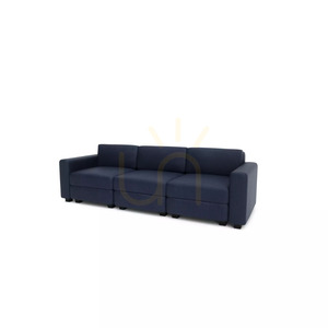 GRACIA modulär 3-sitssoffa – Mörkblå City-soffa small 3