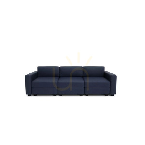GRACIA modulär 3-sitssoffa – Mörkblå City-soffa small 0