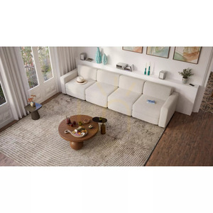 GRACIA modulär 4-sitssoffa – krämbeige City-soffa small 5