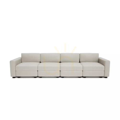 Kontrollera GRACIA modulär 4-sitssoffa – krämbeige City-soffa