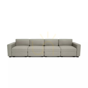 GRACIA modulär 4-sitssoffa – beige och grå City-soffa small 0