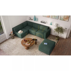 GRACIA 4-sitsig hörnsoffa i moduluppbyggnad – Green City Sofa small 5