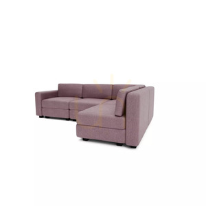 GRACIA 4-sitsig hörnsoffa i moduluppbyggnad – Dämpad rosa, City Sofa small 3