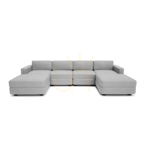 Kontrollera GRACIA modulsoffa – U-formad, 180 x 320 x 180 cm – City Sofa Gray