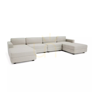 GRACIA modulsoffa – U-formad, 180 x 360 x 180 cm – krämbeige City Sofa small 2