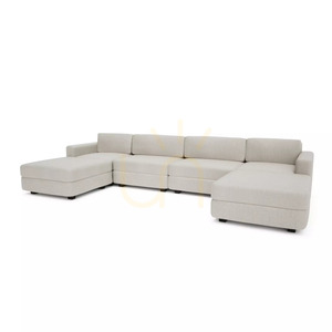 GRACIA modulsoffa – U-formad, 180 x 360 x 180 cm – krämbeige City Sofa small 3