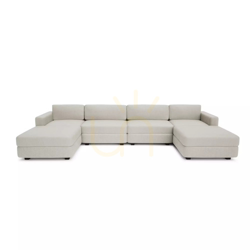 Kontrollera GRACIA modulsoffa – U-formad, 180 x 360 x 180 cm – krämbeige City Sofa