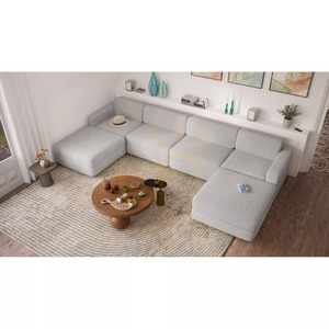GRACIA modulsoffa – U-formad, 180 x 360 x 180 cm – City Sofa Gray small 5