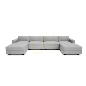 GRACIA modulsoffa – U-formad, 180 x 360 x 180 cm – City Sofa Gray small 0