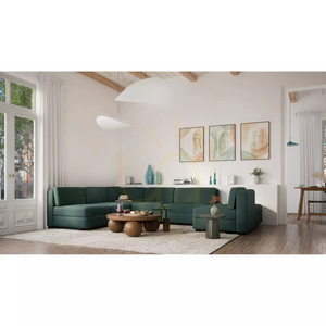 GRACIA modulsoffa – U-formad, 160 x 340 x 230 cm – Green City Sofa small 6