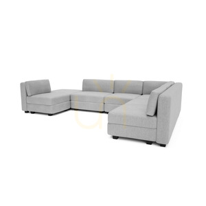 GRACIA modulsoffa – U-formad, 160 x 340 x 230 cm – City Sofa Gray small 3