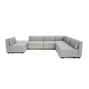 GRACIA modulsoffa – U-formad, 160 x 340 x 230 cm – City Sofa Gray small 0