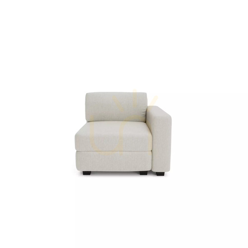 Kontrollera GRACIA modulsoffa – Ändmodul – Krämbeige City-soffa