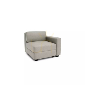 GRACIA modulsoffa – Ändmodul – Beige-grå City-soffa small 2