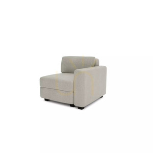 GRACIA modulsoffa – Ändmodul – Beige-grå City-soffa small 3