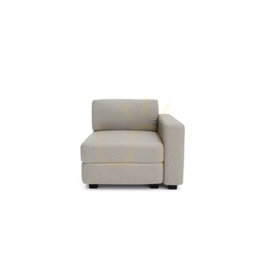 GRACIA modulsoffa – Ändmodul – Beige-grå City-soffa small 0