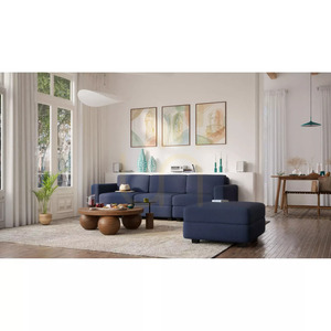 GRACIA modulsoffa – Ändmodul – Mörkblå City-soffa small 13