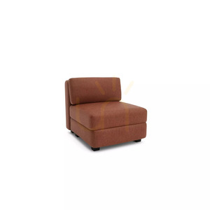 GRACIA modulsoffa – Enkelmodul – Terrakottafärg från City Sofa small 2