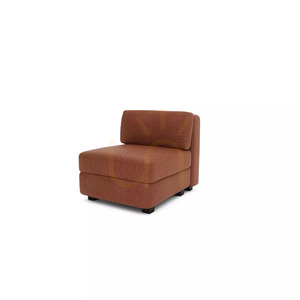 GRACIA modulsoffa – Enkelmodul – Terrakottafärg från City Sofa small 3