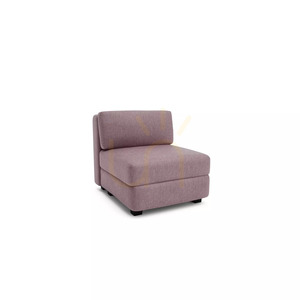 GRACIA modulsoffa – Enkelmodul – Dämpad rosa färg från City Sofa small 2