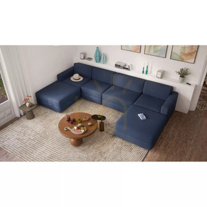 GRACIA modulsoffa – Enkelmodul – Mörkblå City-soffa small 9