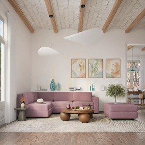 GRACIA modulsoffa – Stor enskild modul – Dämpad rosa färg från City Sofa 5 GRACIA modulsoffa – Stor enskild modul – Dämpad rosa färg från City Sofa small 5