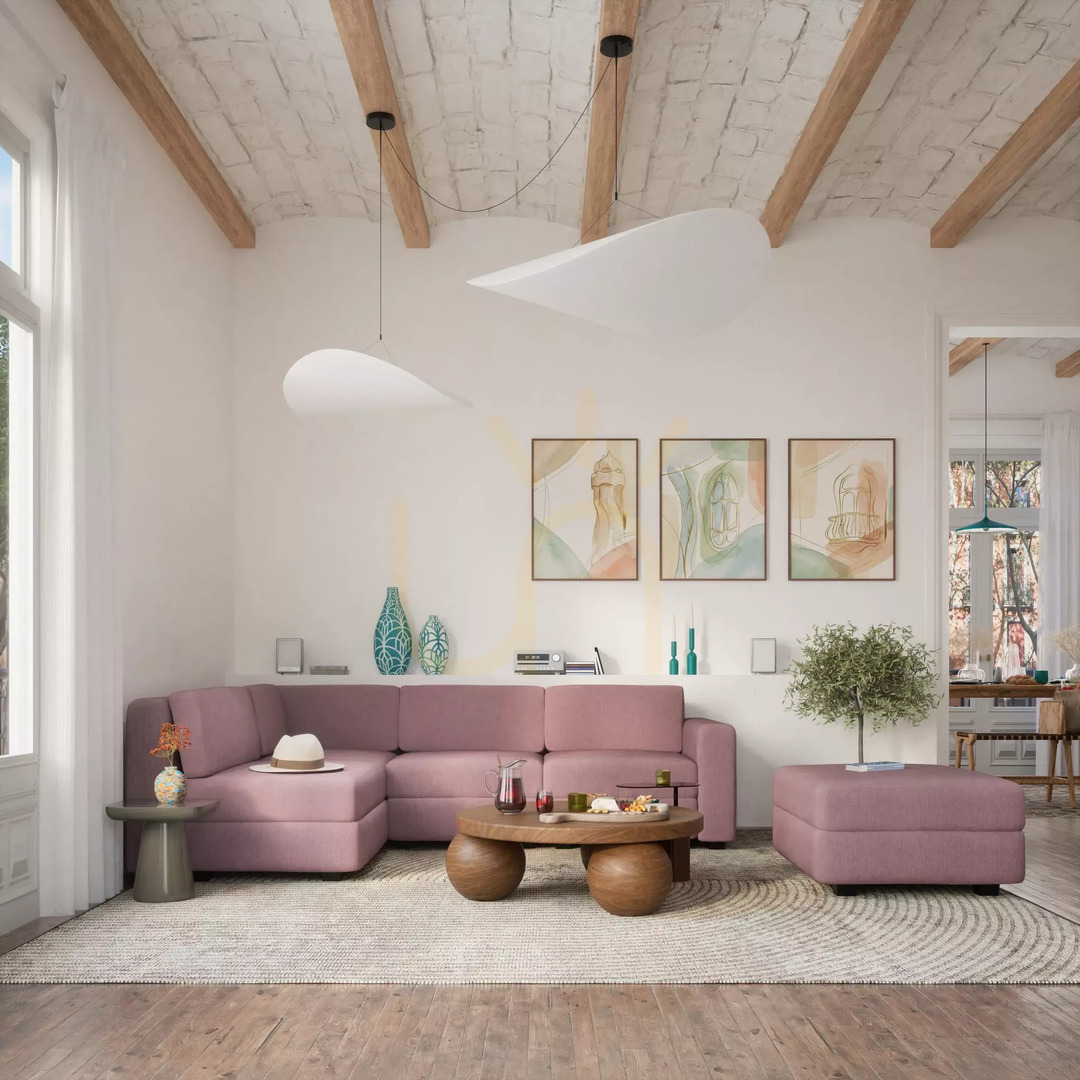Kontrollera GRACIA modulsoffa – Stor enskild modul – Dämpad rosa färg från City Sofa GRACIA modulsoffa – Stor enskild modul – Dämpad rosa färg från City Sofa