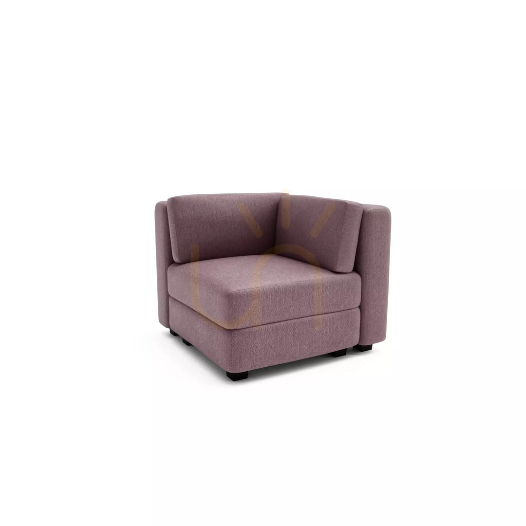 Förhandsvisning GRACIA modulsoffa – hörnmodul – dämpad rosa färg från City Sofa GRACIA modulsoffa – hörnmodul – dämpad rosa färg från City Sofa