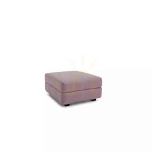 GRACIA modulsoffa – ottomanmodul – dämpad rosa färg från City Sofa small 2