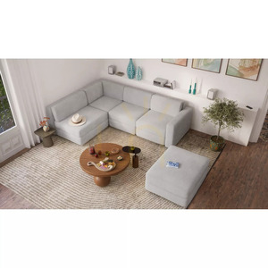 GRACIA modulsoffa – ottomanmodul – City Sofa grå small 8