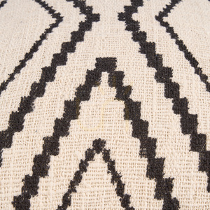 Kuddfodral BAZAR BIZAR Sahara Diamond 50x50 cm bomull natursvart small 11
