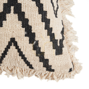 Kuddfodral BAZAR BIZAR Sahara Diamond 50x50 cm bomull natursvart small 3