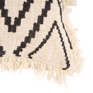 Kuddfodral BAZAR BIZAR Sahara Diamond 50x50 cm bomull natursvart small 4