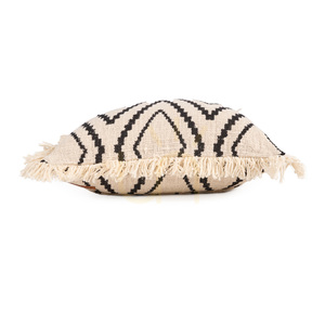 Kuddfodral BAZAR BIZAR Sahara Diamond 50x50 cm bomull natursvart small 9